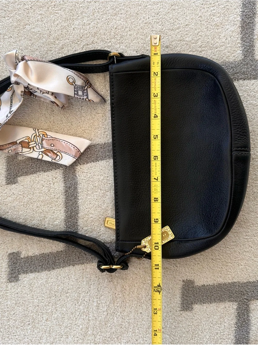 Coach Black Leather Coach vintage 1997 wendie bag
